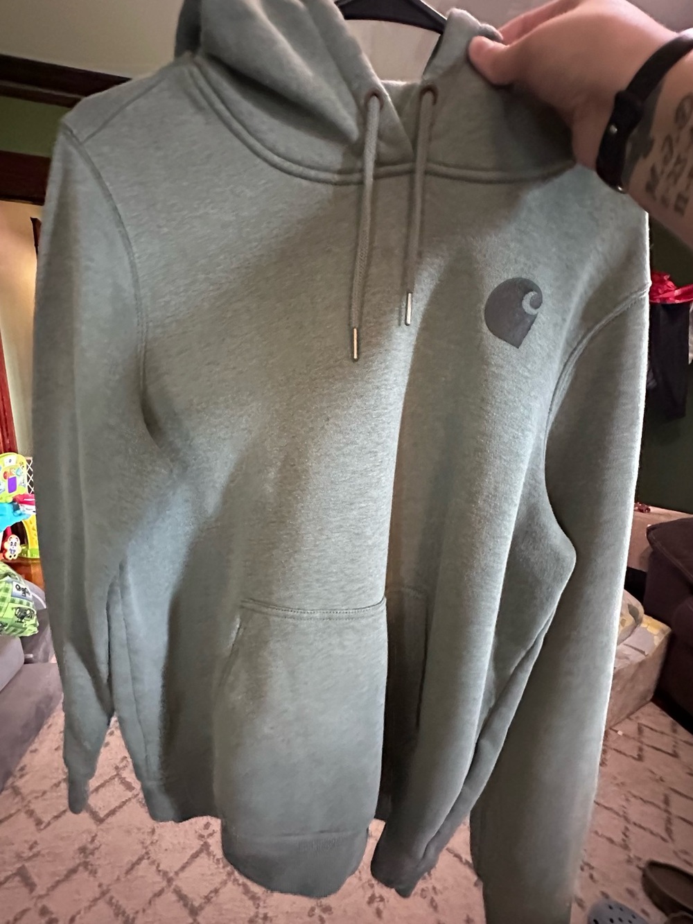 Carhartt women’s Sage Green Hoodie